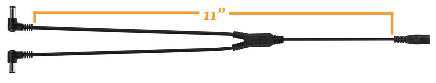 CABLE - Y RIGHT-ANGLE SPLITTER