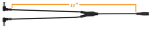 CABLE - Y RIGHT-ANGLE SPLITTER